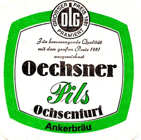 ochsenfurt w-by oechsner pils 1a (quad185-dlg 1981-schwarzgrn)